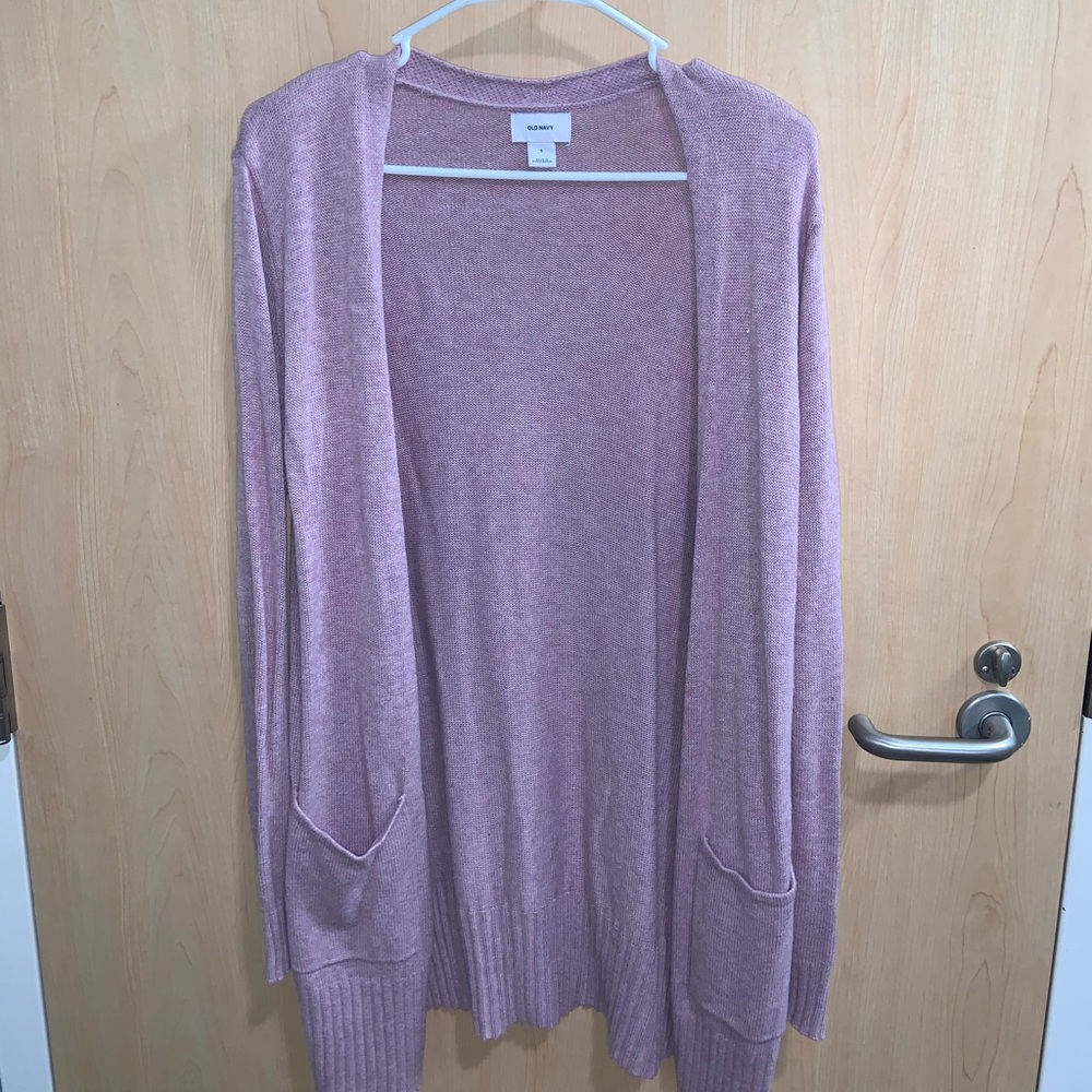 Old navy light purple cardigan. size S.